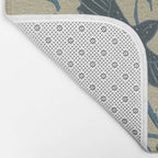 Peacock and Passionflower Bath Mat Gallery Image 2