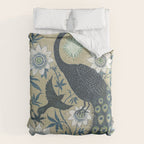 Peacock and Passionflower Comforter Gallery Image 6