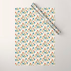Colorful Lantern Pattern Wrapping Paper Gallery Image 1
