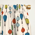 Colorful Lantern Pattern Window Curtain Gallery Image 2