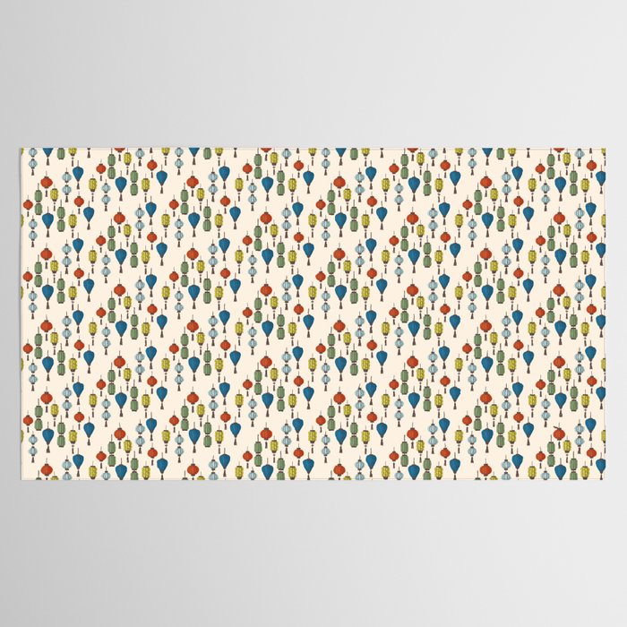 Colorful Lantern Pattern Tablecloth Gallery Image 2