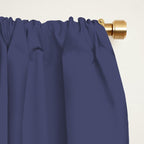Purple Dusk Solid Color Window Curtain Gallery Image 2