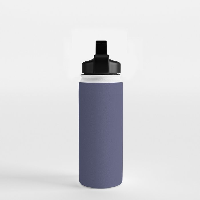 Purple Dusk Solid Color Water Bottle Gallery Image 2