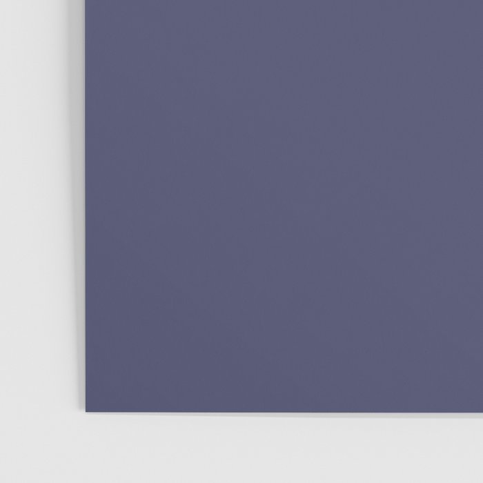 Purple Dusk Solid Color Poster Gallery Image 3