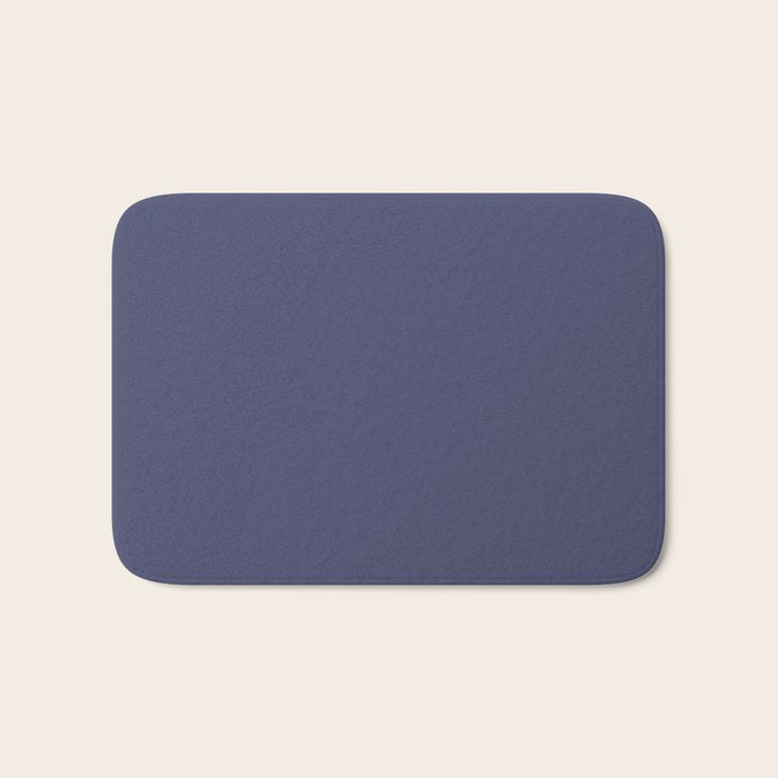Purple Dusk Solid Color Bath Mat Gallery Image 1