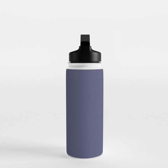 Purple Dusk Solid Color Water Bottle Gallery Image 3