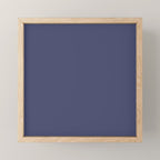 Purple Dusk Solid Color Mini Art Print Gallery Image 1