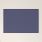 Purple Dusk Solid Color Welcome Mat Gallery Image 1