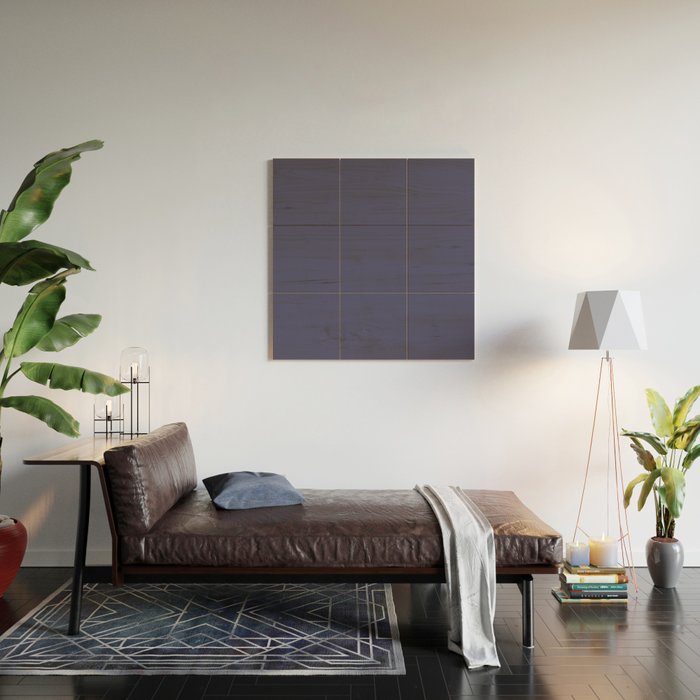 Purple Dusk Solid Color Wood Wall Art Gallery Image 2