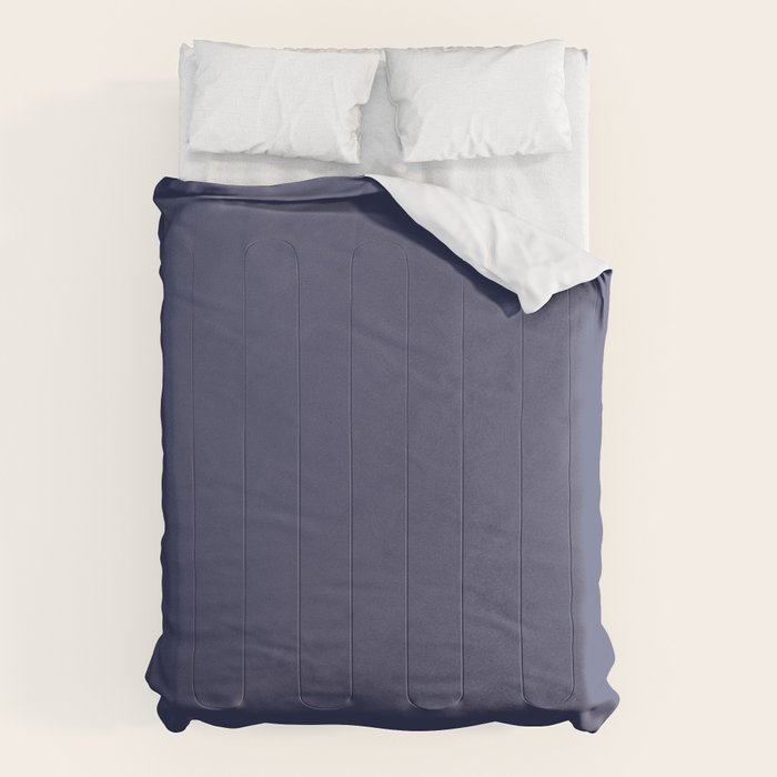 Purple Dusk Solid Color Comforter Gallery Image 1