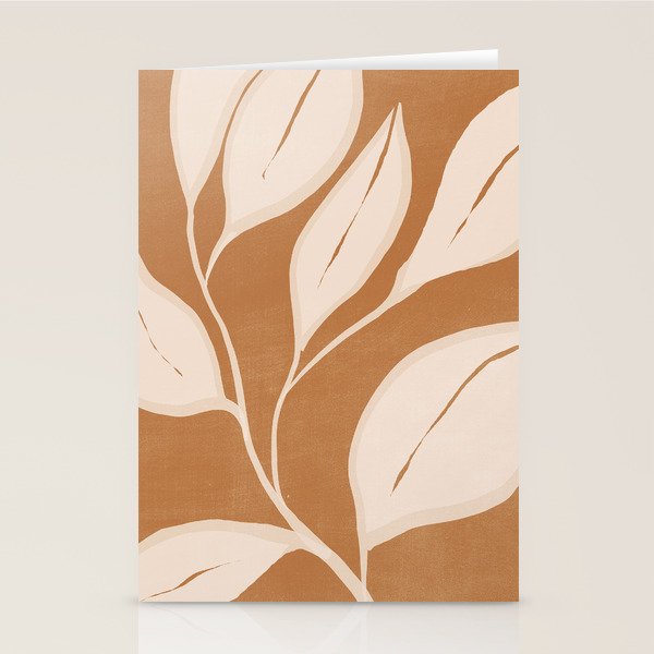 Abstract Art /Minimal Plant 142 Stationery Card Gallery Image 1