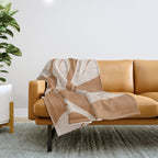 Abstract Art /Minimal Plant 142 Throw Blanket Gallery Image 1