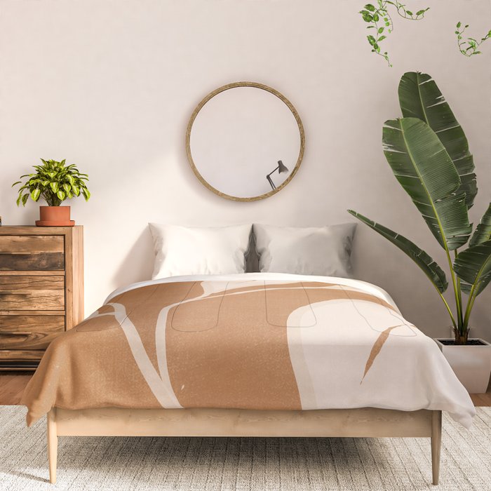 Abstract Art /Minimal Plant 142 Comforter Gallery Image 3