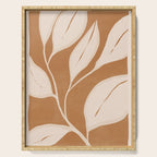 Abstract Art /Minimal Plant 142 Serving Tray Gallery Image 1