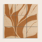 Abstract Art /Minimal Plant 142 Wood Wall Art Gallery Image 1