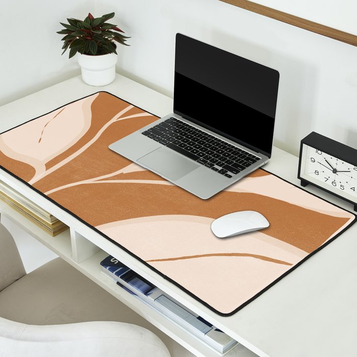 Abstract Art /Minimal Plant 142 Desk Mat Gallery Image 2