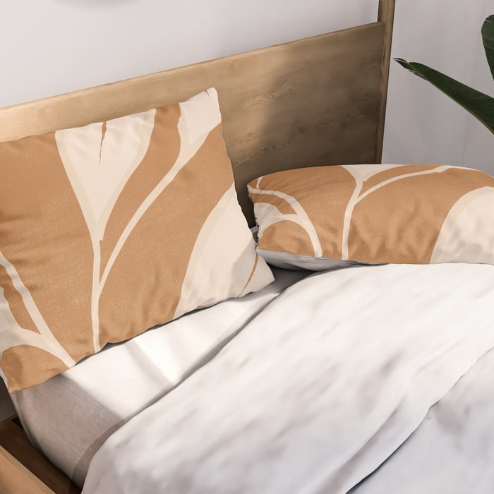 Abstract Art /Minimal Plant 142 Pillow Sham Gallery Image 2