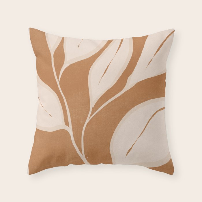 Abstract Art /Minimal Plant 142 Throw Pillow Gallery Image 6