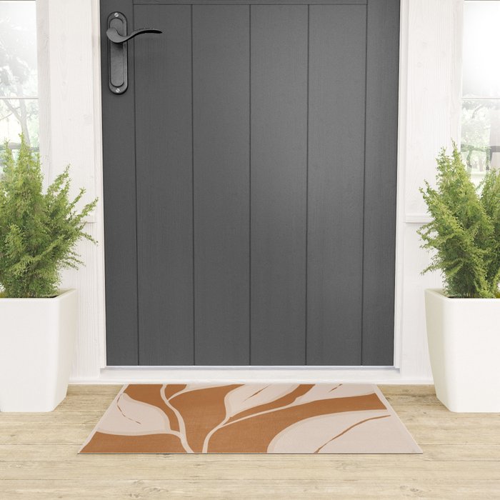 Abstract Art /Minimal Plant 142 Welcome Mat Gallery Image 3
