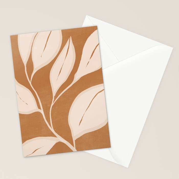 Abstract Art /Minimal Plant 142 Stationery Card Gallery Image 2