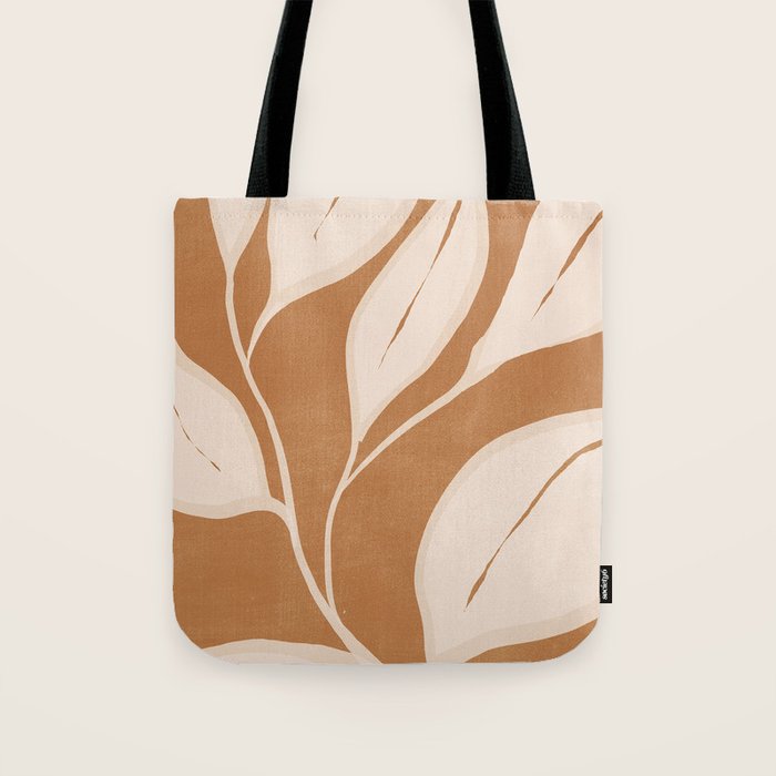 Abstract Art /Minimal Plant 142 Tote Bag Gallery Image 1