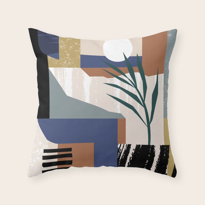 Sunset II Throw Pillow Gallery Image 1