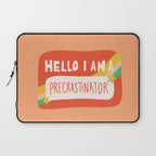 Hello I am a Precrastinator Laptop Sleeve Gallery Image 1