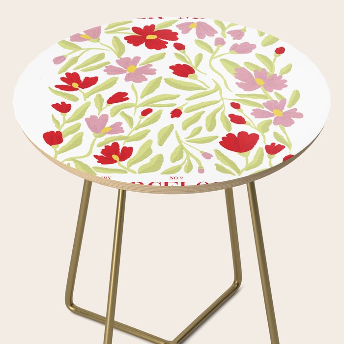 Floral Poster Side Table Gallery Image 2