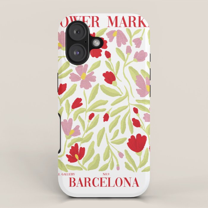 Floral Poster iPhone Case Gallery Image 1