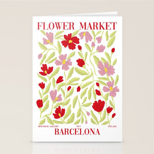 Floral Poster Stationery Card Gallery Image 1