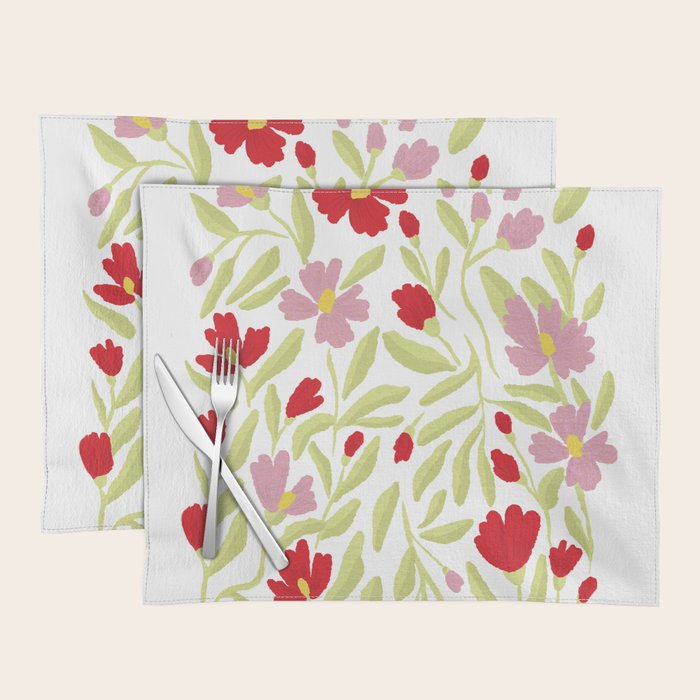 Floral Poster Placemat Gallery Image 1