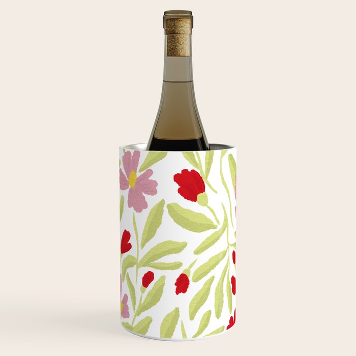 Floral Poster Wine Chiller Gallery Image 1