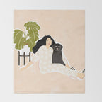 Best friendship story Throw Blanket Gallery Image 2