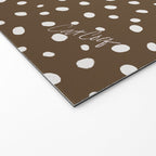 Hand-Drawn Dots - Kraft Welcome Mat Gallery Image 2