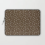 Hand-Drawn Dots - Kraft Laptop Sleeve Gallery Image 1