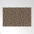 Hand-Drawn Dots - Kraft Welcome Mat Gallery Image 1