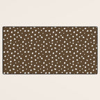 Hand-Drawn Dots - Kraft Desk Mat Gallery Image 3