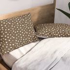 Hand-Drawn Dots - Kraft Pillow Sham Gallery Image 2