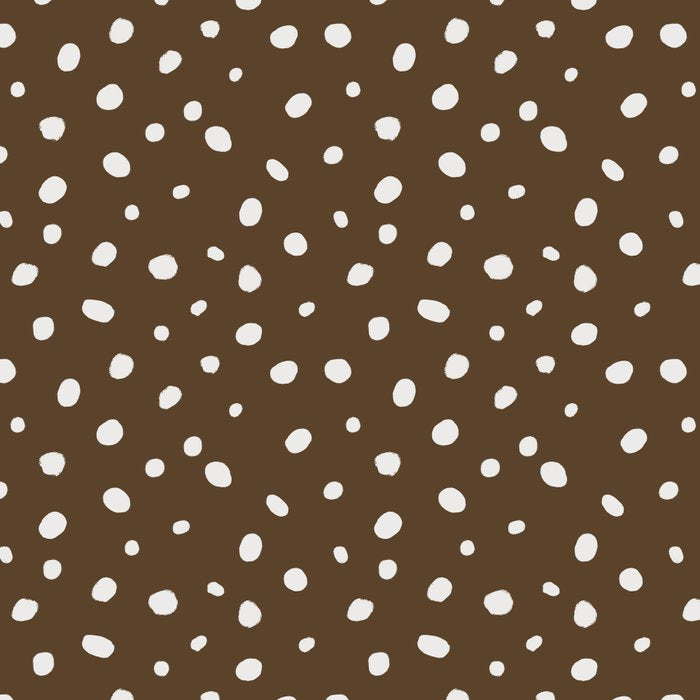 Hand-Drawn Dots - Kraft Coffee Mug Gallery Image 2