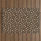 Hand-Drawn Dots - Kraft Outdoor Rug Gallery Image 1