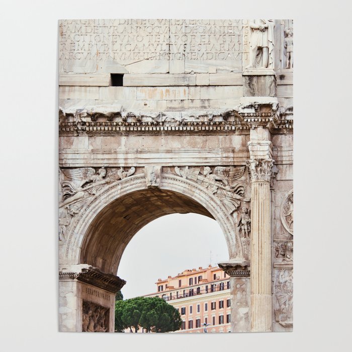 Forum Arch - Rome Italy Architecture Photography Poster Gallery Image 4