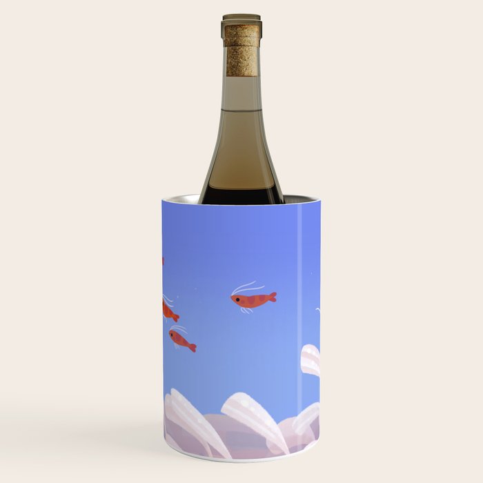 Flying cherry shrimp Wine Chiller Gallery Image 1