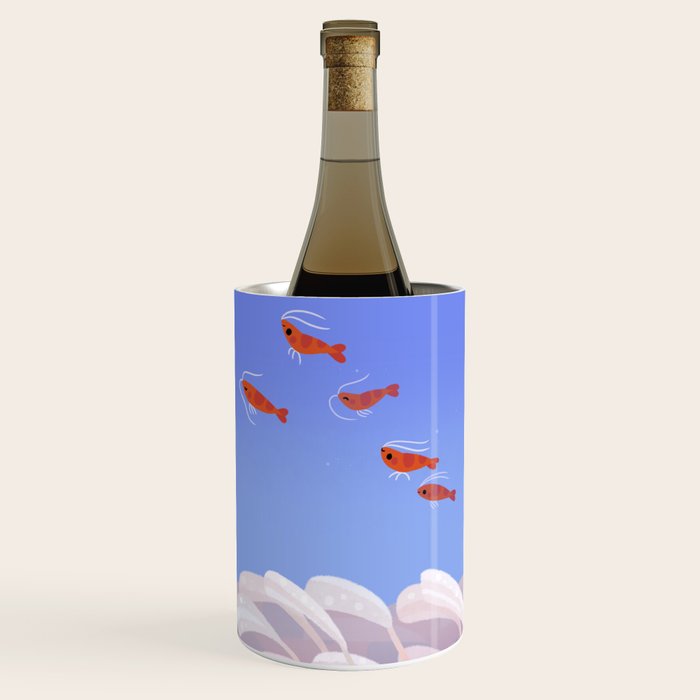 Flying cherry shrimp Wine Chiller Gallery Image 2