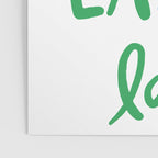Fa La La . Bold green and winter blue  Poster Gallery Image 3