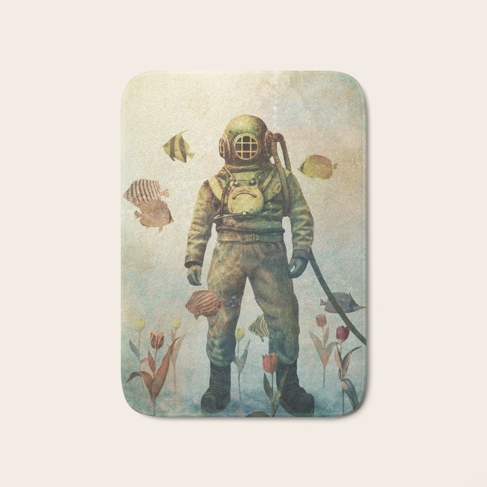 Deep Sea Garden  Bath Mat Gallery Image 1