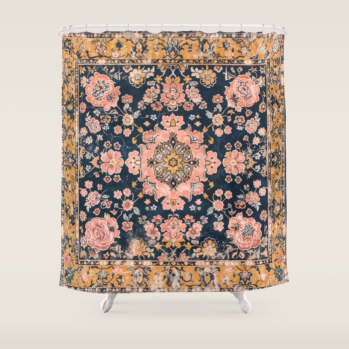 Floral Antiquity Shower Curtain Gallery Image 1