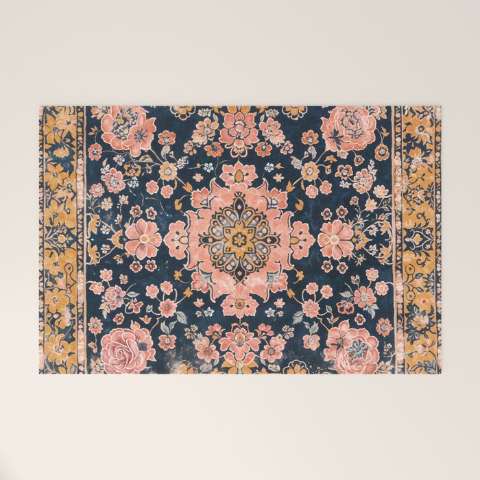 Floral Antiquity Welcome Mat Gallery Image 1