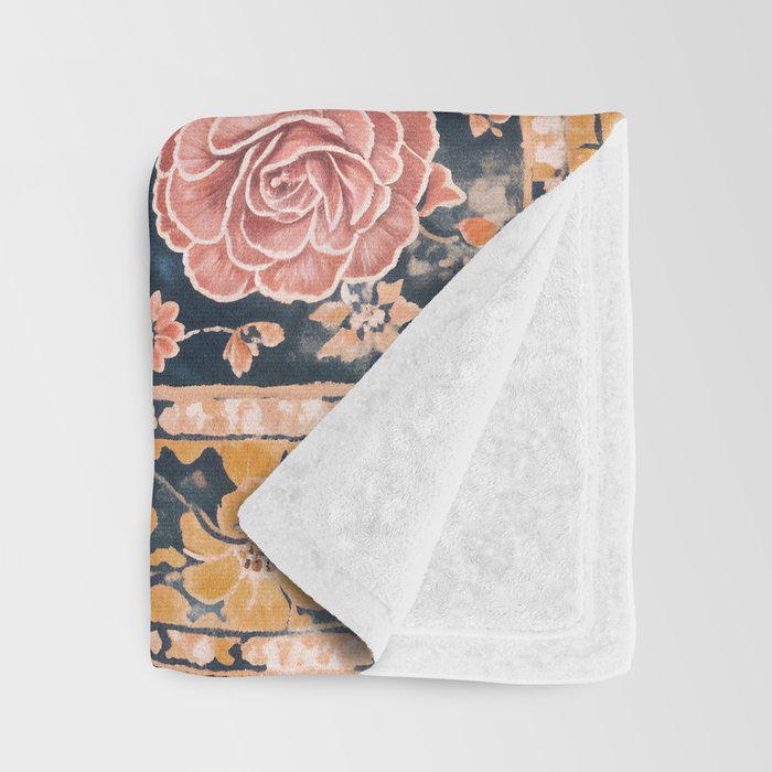 Floral Antiquity Throw Blanket Gallery Image 3