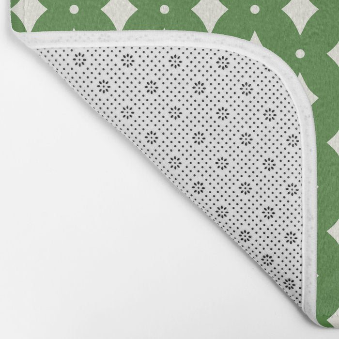 Vintage Stars XIX Kelly Green Bath Mat Gallery Image 2