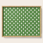Vintage Stars XIX Kelly Green Serving Tray Gallery Image 1